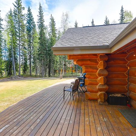 Riverside Log Cabin On-Site Aurora Viewing! North Pole Exterior photo